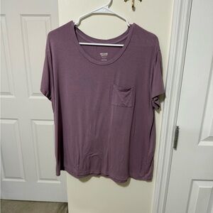 Mossimo Supply Co Purple Relaxed Boxy T-Shirt
